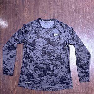 Nike Pro Aeroloft Camo Running Long Sleeve Shirt CU4968-068